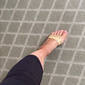 Manolo Blahnik summer slides with kitten heels